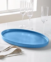 The Cellar Aaden Textured Oval Platter, Exclusively at Macy's