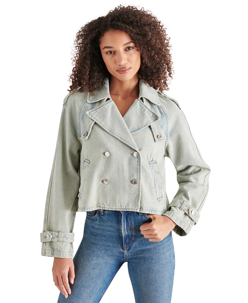 Steve Madden Women's Sirus Double-Breasted Jacket