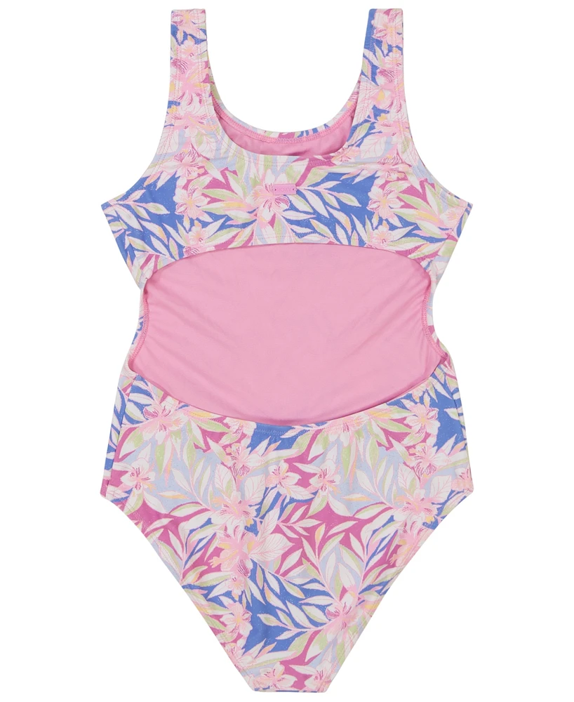 Roxy Big Girls Coastal Scoopneck Swimsuit