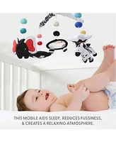 The Peanutshell Montessori Neutral Musical Crib Mobile for Baby Boys and Girls