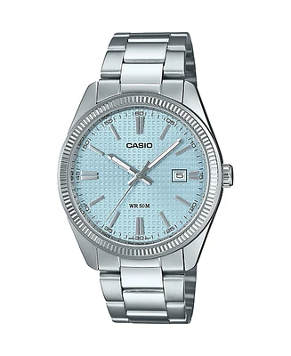 Casio Men's Silver Tone Stainless Steel Watch