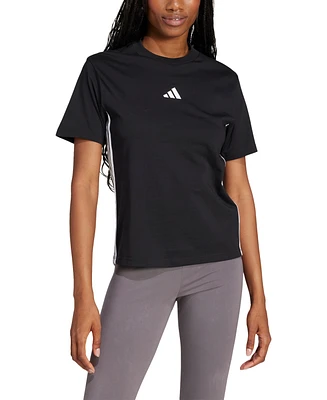 adidas Women's Essentials 3-Stripes Cotton T-Shirt