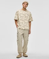 Mode of One Men's Short-Sleeve Cotton Relaxed-Fit Party T-Shirt, Exclusively at Macy's