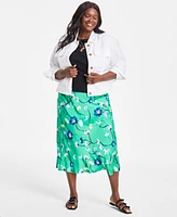 On 34th Trendy Plus Short Utility Jacket, Exclusively at Macy's