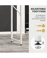 Gouun L Shaped Computer Desk and Writing Workstation for Home and Office