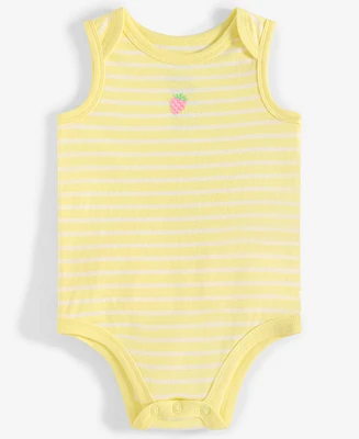 First Impressions Baby Girls Club Stripe Sunsuit, Exclusively at Macy's