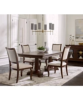 Nelman 5-Pc. Rectangular Dining Set (Table & 4 Side Chairs), Created for Macy's