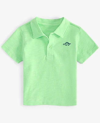 First Impressions Baby Boys Little Dino-Detail Polo Shirt, Exclusively at Macy's