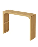 46.22 in. Rectangle Solid Wood Farmhouse Console Table or Living Room, Hallway, Foyer, Entryway