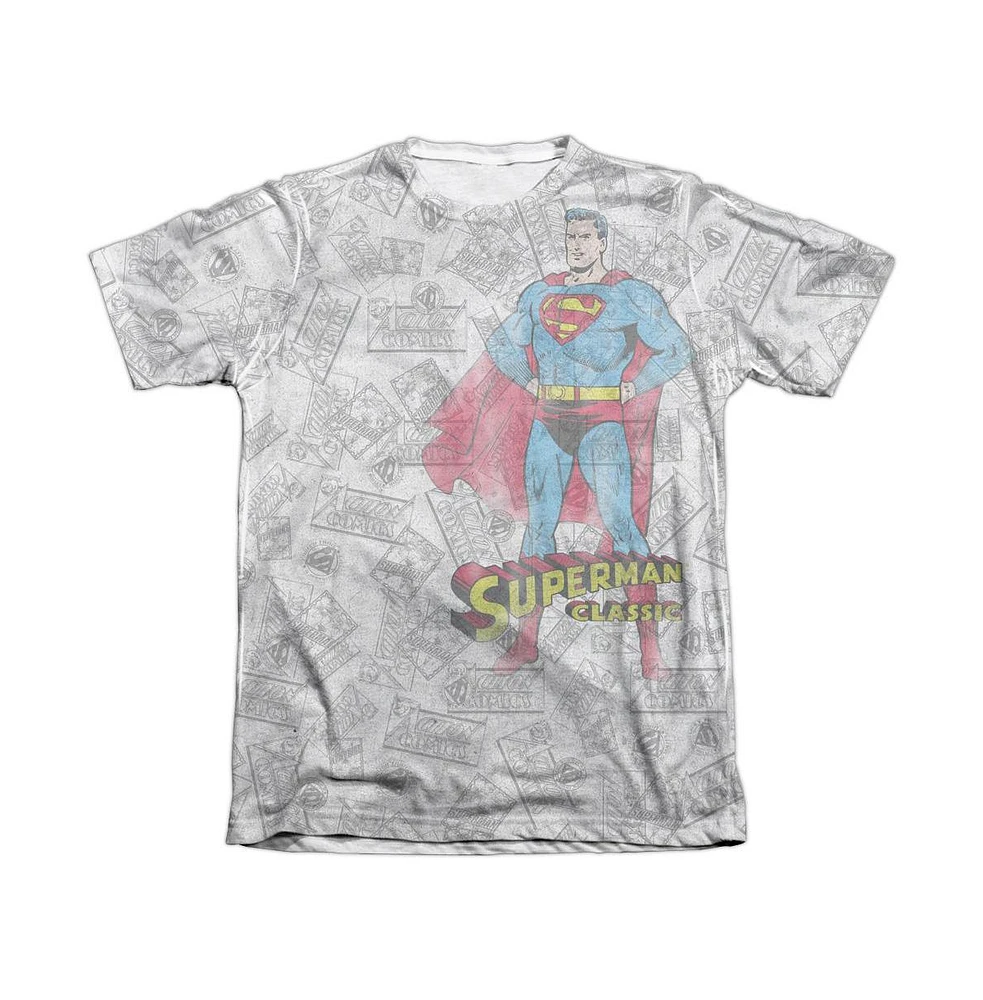 Superman Men's Classic Adult 65/35 Poly/Cotton Short Sleeve Tee / T-Shirt