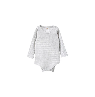 Cotton On Baby Boys Pointelle Long Sleeve Bubbysuit