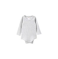Cotton On Baby Boys Pointelle Long Sleeve Bubbysuit