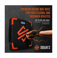 Squatz Portable Boxing Mat With Digital Counter, Punch Strength Training