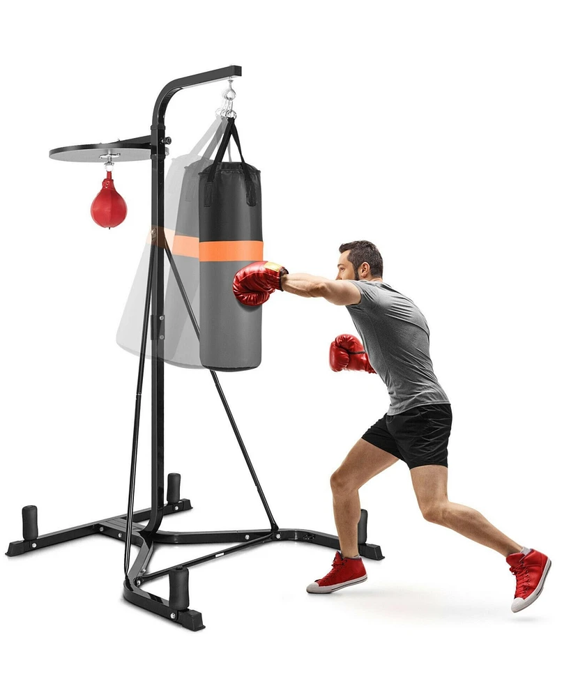 Heavy Duty Boxing Punching Stand With Heavy Bag