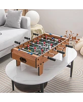 Kuyotq 27 Inch Foosball Table Mini Tabletop Soccer Game