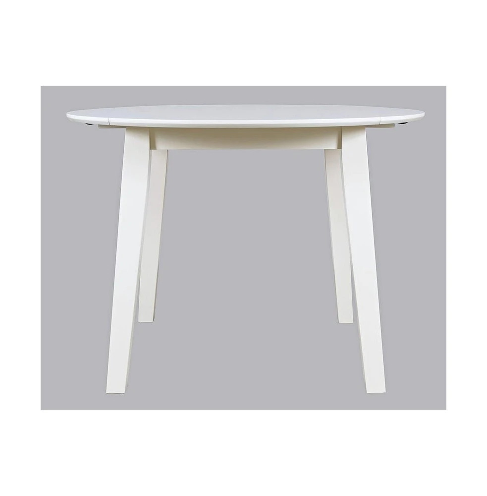 Jofran Simplicity Solid Wood Classic Round Drop-leaf Table