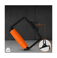 Squatz Single D Row Handle Cable Attachment with Non-Slip Grip
