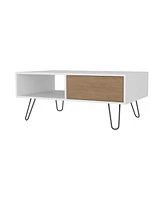 Fm Furniture Gramling Coffee Table with a Drawer and Hairpin Legs