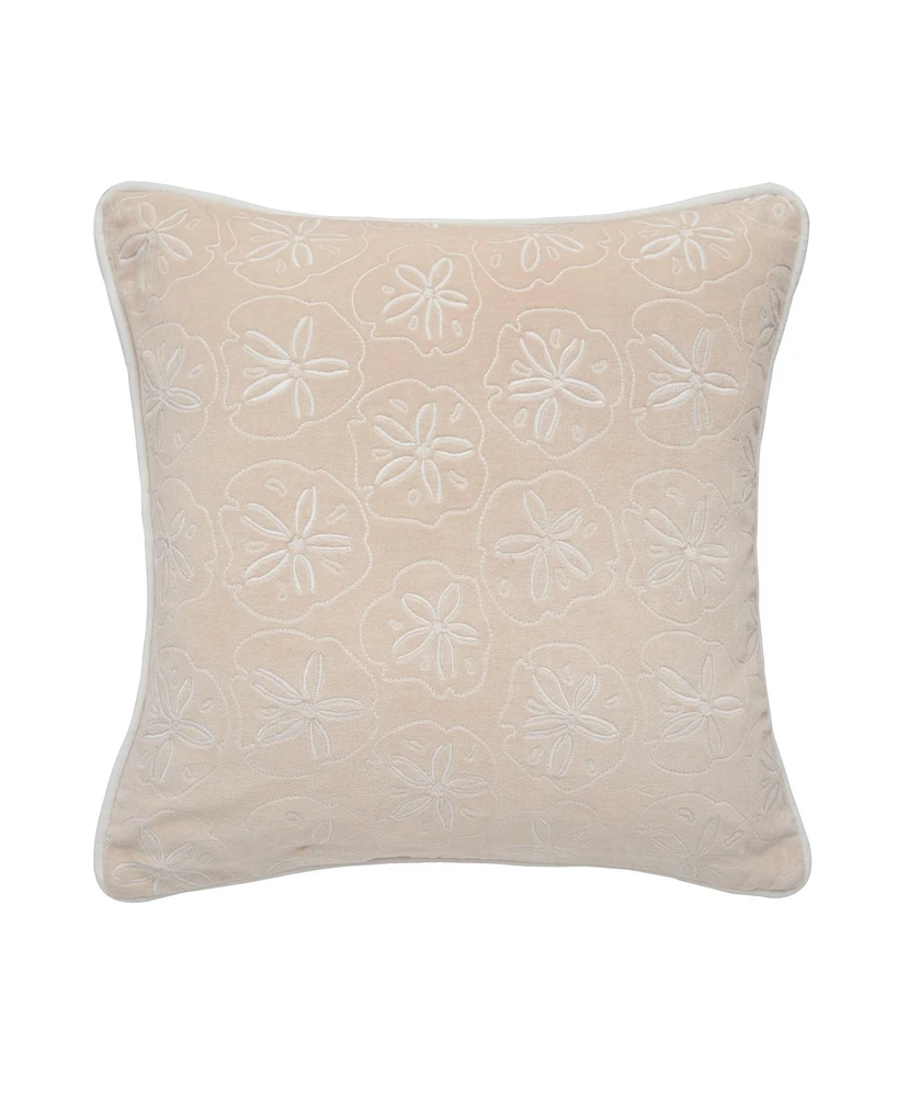 Sand Dollar Velvet Pillow