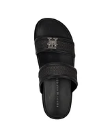 Tommy Hilfiger Women's Jiana Logo Footbed Slip-On Sandals