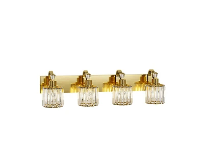 gaomon Modern Crystal Bathroom Vanity Lights Gold Bathroom Light Fixtures Crystal Vanity Shower Lights Over Mirror