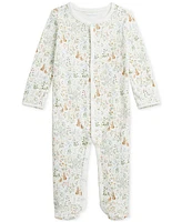 Polo Ralph Lauren x Riley Sheehey Baby Cotton Interlock Footed Coverall