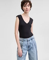 And Now This Women's Sleeveless V-Neck Bodysuit, Exclusively at Macy's