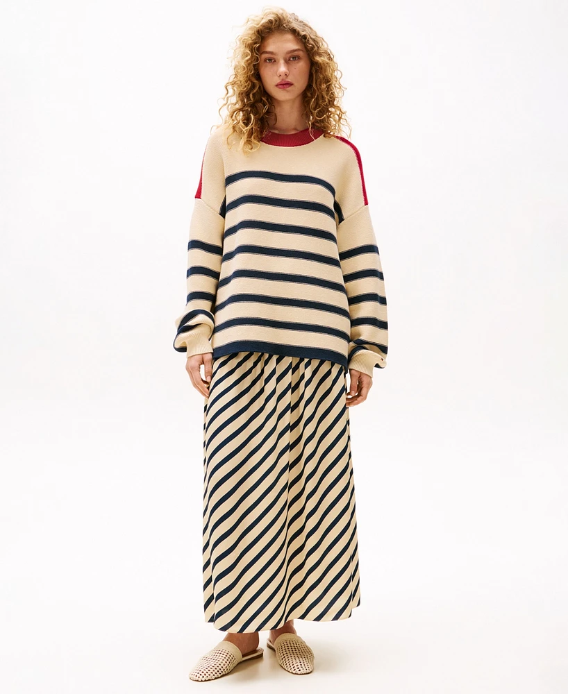 Tommy Hilfiger x Sofia Richie Grainge Women's Breton Striped Sweater