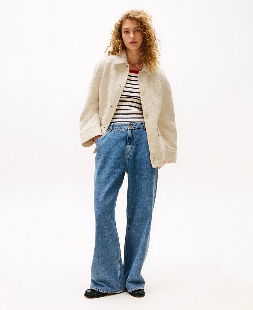Tommy Hilfiger x Sofia Richie Grainge Women's Button-Down Patch-Pocket Jacket