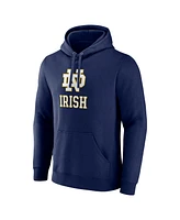 Fanatics Men's Navy Notre Dame Fighting Irish Fleece Pullover Hoodie