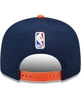 New Era Men's Navy/Orange New York Knicks Jersey Hook Statement Edition 9FIFTY Snapback Hat