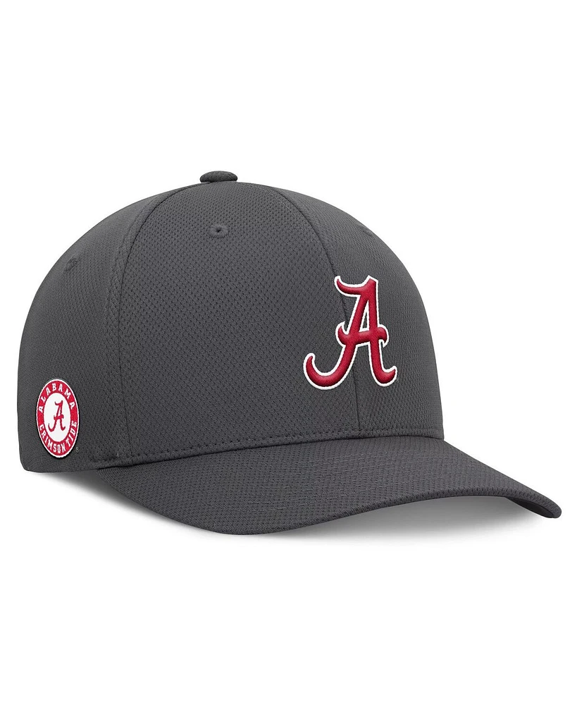 Top of the World Men's Charcoal Alabama Crimson Tide Reflex Logo Flex Hat