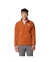 Columbia Men's Texas Orange Longhorns Flanker Iv Fleece Raglan Full-Zip Jacket