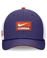 Nike Men's Purple/White Clemson Tigers 2024 On Field Swoosh Trucker Adjustable Hat