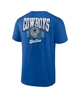 Fanatics Men's Royal Dallas Cowboys Never Over T-Shirt