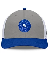 Top of the World Men's Gray/Royal Kentucky Wildcats Rob Trucker Adjustable Hat