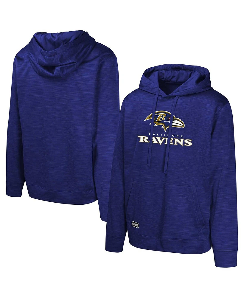 Outerstuff Men's Purple Baltimore Ravens Streak Fleece Pullover Hoodie