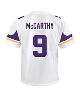 Nike Big Boys and Girls J.j. McCarthy White Minnesota Vikings Game Jersey