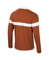 Colosseum Men's Texas Orange Longhorns Too Cool For School Long Sleeve Polo