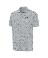 Antigua Men's Heather Gray Philadelphia Eagles Relentless Polo