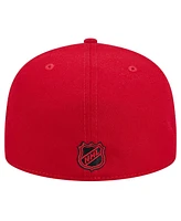 New Era Men's Red Jersey Devils Core 59FIFTY Fitted Hat