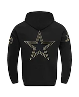 Pro Standard Men's Black Dallas Cowboys Classic Chenille Pullover Hoodie