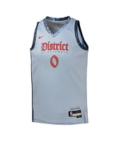 Nike Big Boys and Girls Bilal Coulibaly Light Blue Washington Wizards 2024/25 Swingman Player Jersey - City Edition