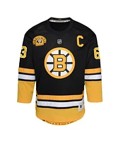 Outerstuff Big Boys and Girls David Pastrnak Black Boston Bruins 100th Anniversary Replica Player Jersey