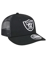 New Era Men's Black Las Vegas Raiders Low Profile 9FIFTY Snapback Hat