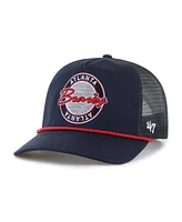 '47 Brand Men's Navy Atlanta Braves Promenade Hitch Adjustable Hat