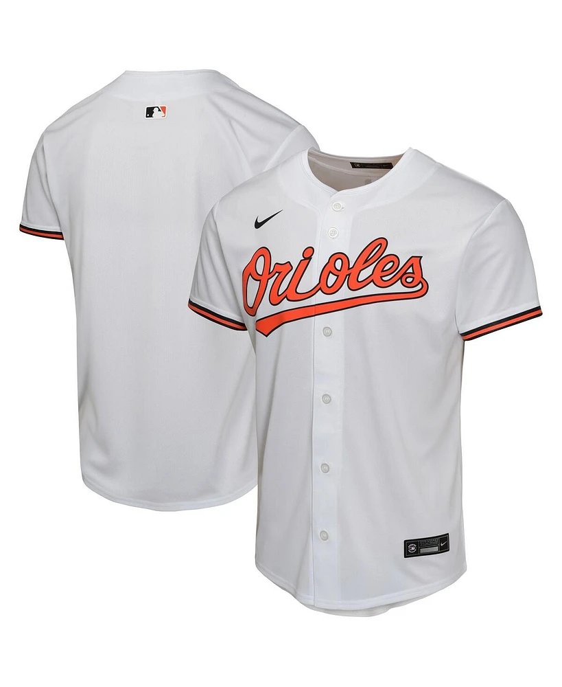 Nike Big Boys and Girls White Baltimore Orioles Home Game Jersey