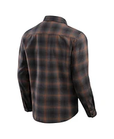 Fanatics Men's Charcoal Dallas Cowboys Classic Flannel Long Sleeve Button-Up Shirt