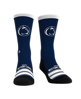 Rock Em' Men's and Women's Penn State Nittany Lions Gametime Stripe Crew Socks