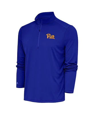 Antigua Men's Royal Pitt Panthers Tribute Quarter-Zip Top